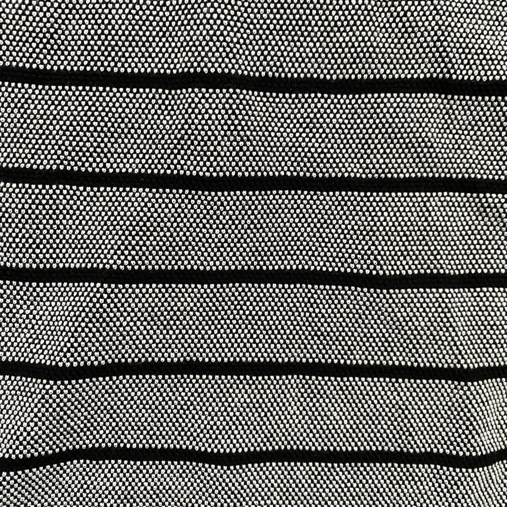 Michael Kors Men's Long Sleeve Shirt – Heather Gray and Black Stripes - Picture 4 of 5